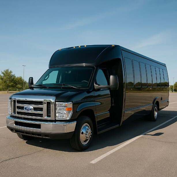 Charter Bus Rental Anderson 18 Passenger Minibus