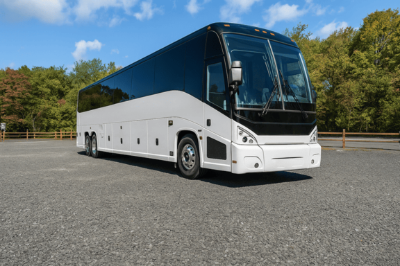Charter Bus Rental Anderson 56 Passenger Charter Bus